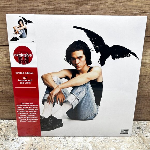 Conan Gray Kid Krow Vinyl LP Target Exclusive Red Translucent Limited Edition - Picture 1 of 10